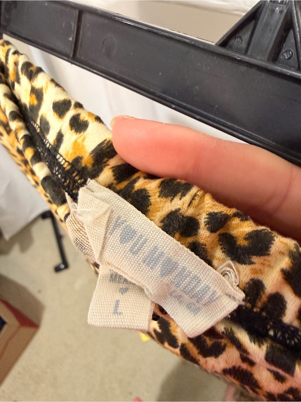 See You Monday Leopard Print Midi Skirt - Tan and Black - Picture 5 of 5